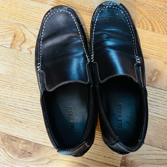 Cole Haan Men's Brown Leather Loafers Size 9M - Picture 5 of 9